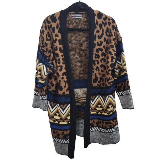 Anthropologie Marseille Leopard Cardigan Size XS - Picture 2 of 13